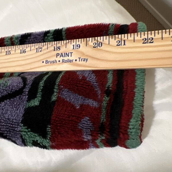 Vintage Tsunami Half Zip Fleece Sweater Aztec Pattern Hiking Men's Size L Toggle - Picture 11 of 14